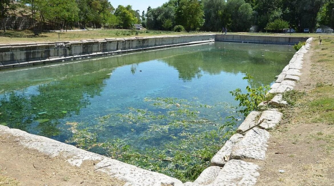 Ancient Roman Pool in Turkey Dedicated to Greek God Asclepius
