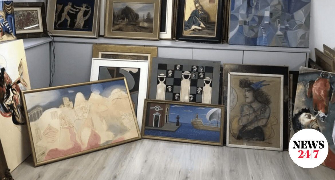 Authorities seize 480 fake paintings, including works attibuted to famous Greek painters