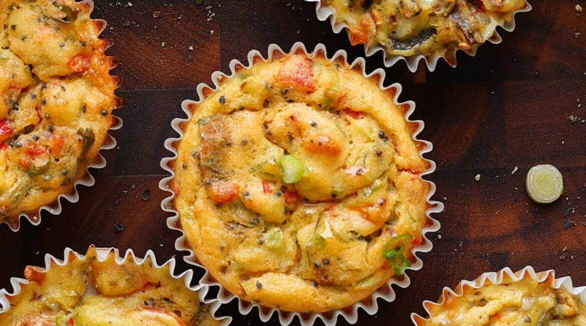 Moong Egg Muffins, 3 Ways