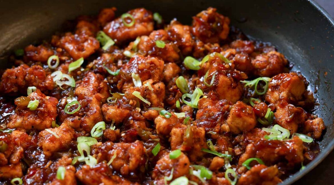 Indo-Chinese Garlic Pepper Chicken