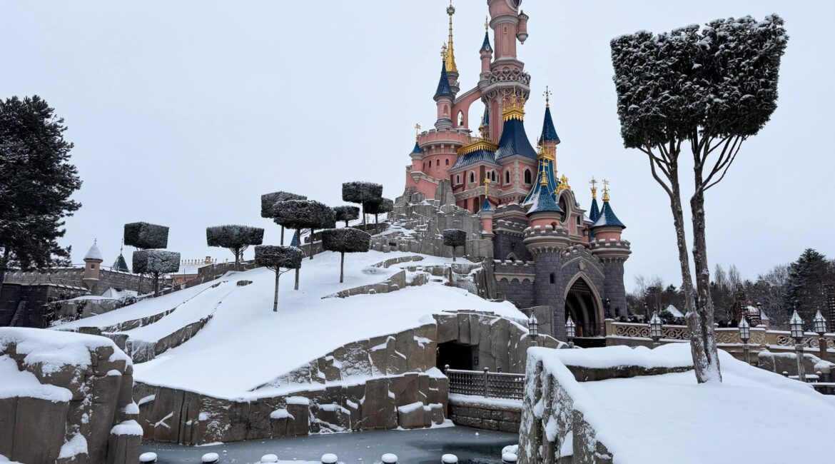 Snow at Disneyland Paris: Our Magical Experience