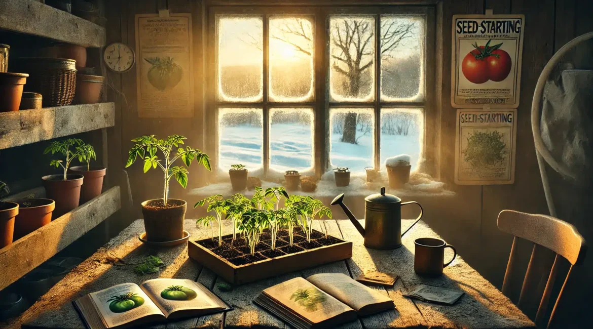 The Cure for Cabin Fever Might Not Be A Vacation South… It Might Be A Tray of Tomato Seedlings