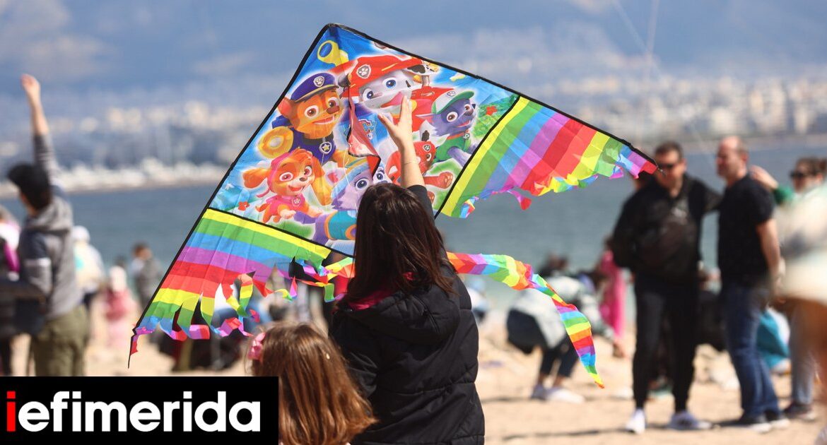 Sunshine Rescues Clean Monday: Perfect Skies for Kite-Flying Across Greece