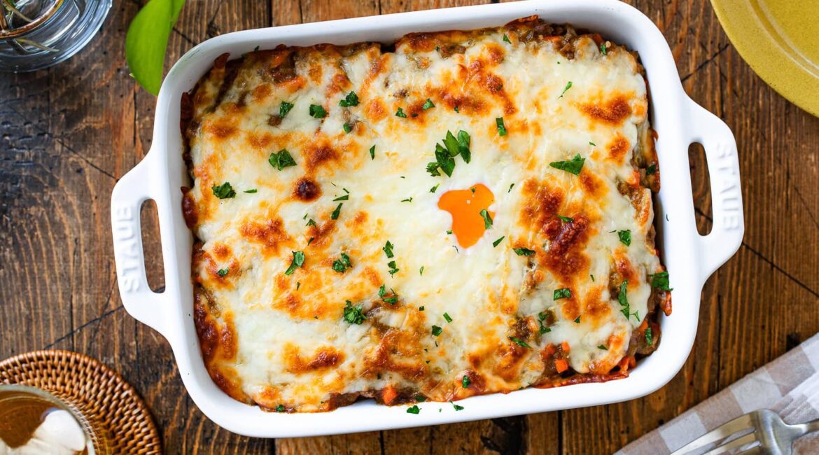Yaki Keema Curry (Japanese Baked Curry with Egg & Cheese) • Just One Cookbook