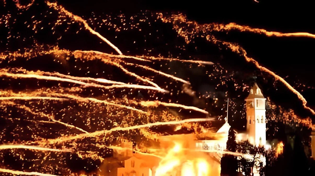 Chios ‘Rocket War’ lights up Vrontados « Euro Weekly News