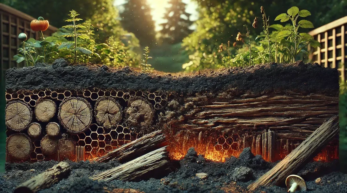 The Underground Garden Battery: How Wood… Charcoal… And Metal Turns Your Soil Into A Self-Sustaining Engine